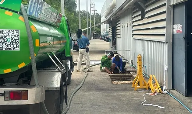 บริการสูบสิ่งปฏิกูลโรงงานอุตสาหกรรมในสมุทรสาคร